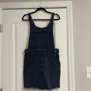 Hudson Los Angeles dark denim overall dress